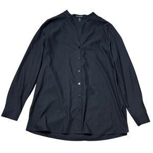 Eileen Fisher Tencel Button Up Blouse size XS